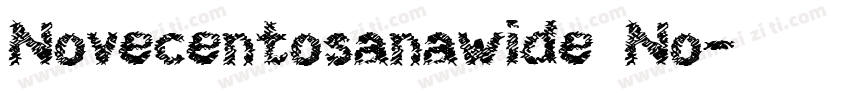 Novecentosanawide No字体转换